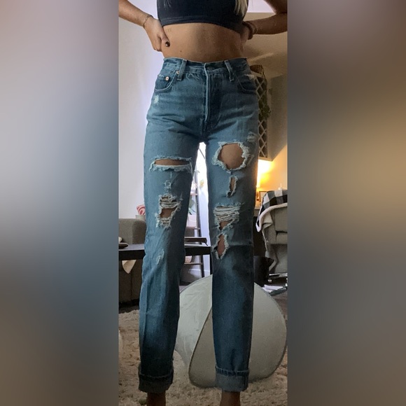 LEVIS STRAIGHT FIT JEANS - Picture 1 of 6